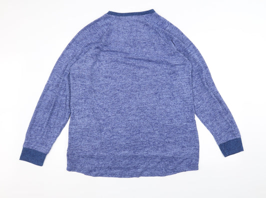 Preworn Womens Blue Pullover Jumper Size XL