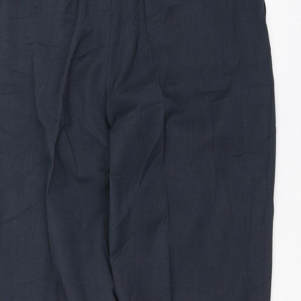 Marks and Spencer Mens Blue Dress Pants Trousers Size 34 L28 in