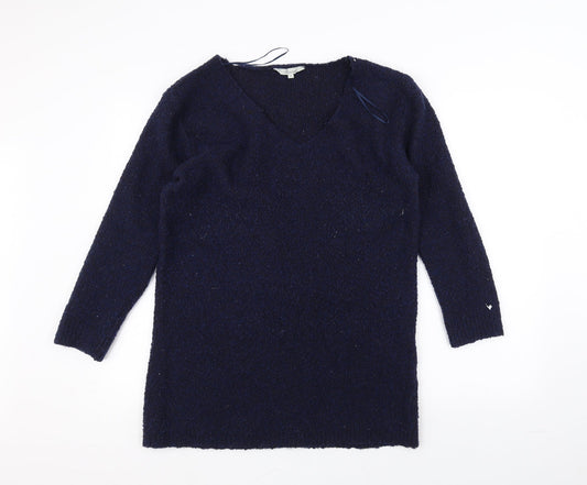 Peacocks Womens Blue Pullover Jumper Size M