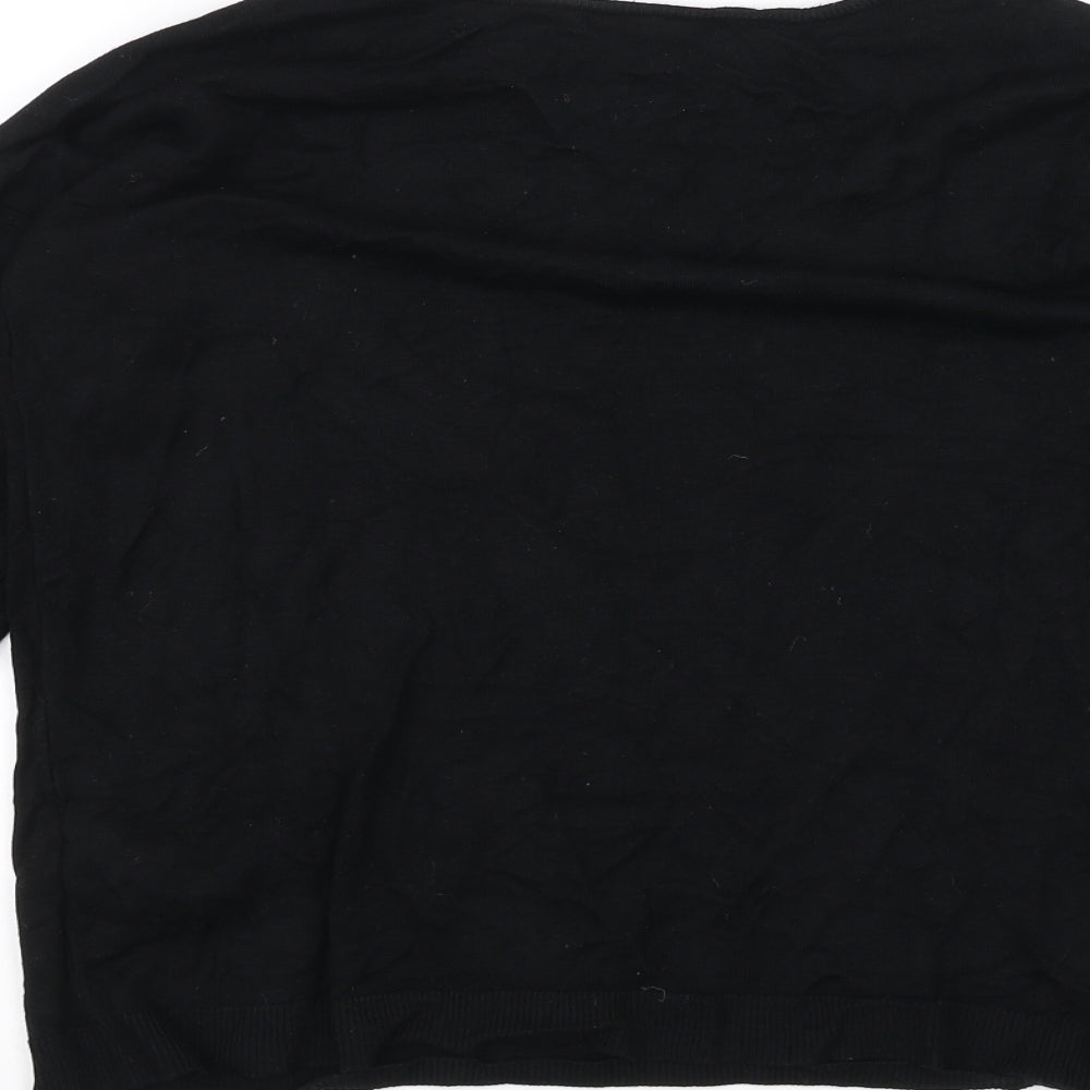 Brand and care label for Atmosphere women’s black jumper, size UK 10