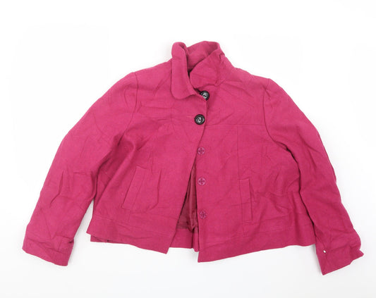 Womens UK Size 18 La Redoute Pink Jacket