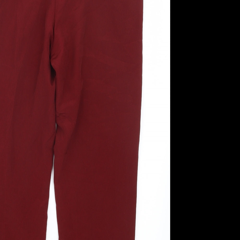 Womens UK Size 25 in Monki Regular Fit Red Trousers