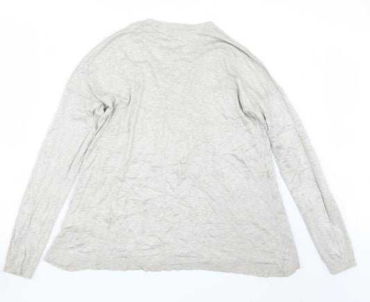 Atmosphere Womens Beige Knit Pullover Jumper Size 12