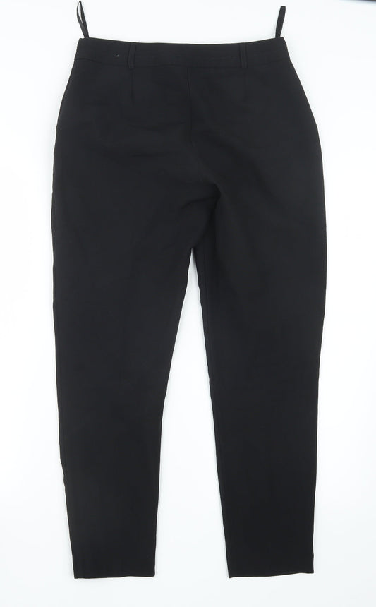 Primark Womens Black Trousers Size 8 L27 in
