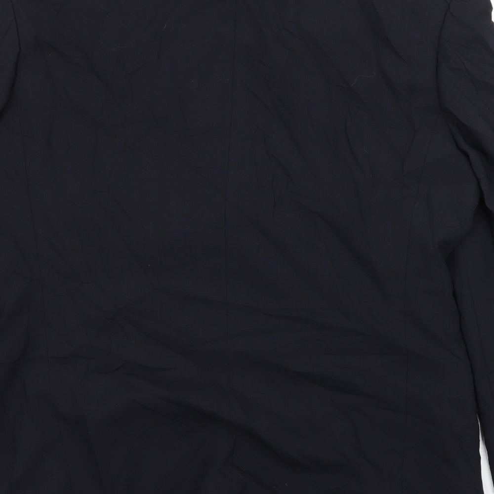 Mens UK Size L St Michael Regular Blue Suit Jacket
