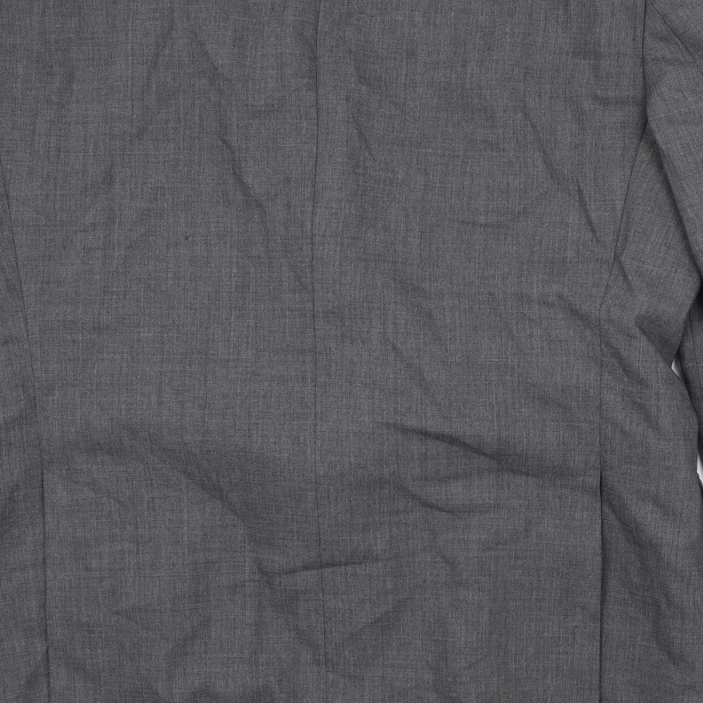 Mens UK Size L Odermark Regular Grey Suit Jacket