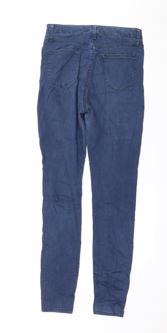 Womens UK Size 8 Marks and Spencer Regular Fit Skinny Blue Jeans