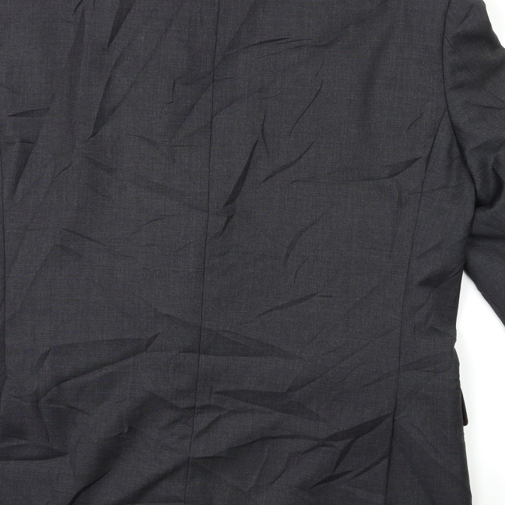 Mens UK Size 42 CHESTER Regular Grey Suit Jacket