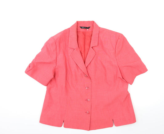 Womens UK Size 20 BHS Pink Overcoat