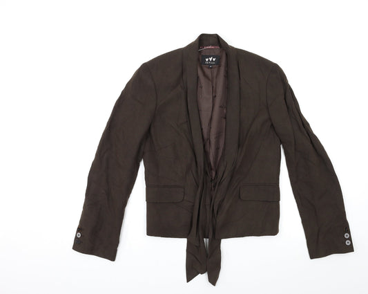Womens UK Size 10 Per Una Brown Jacket