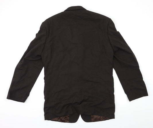 Mens UK Size 42 Preworn Regular Brown Suit Jacket