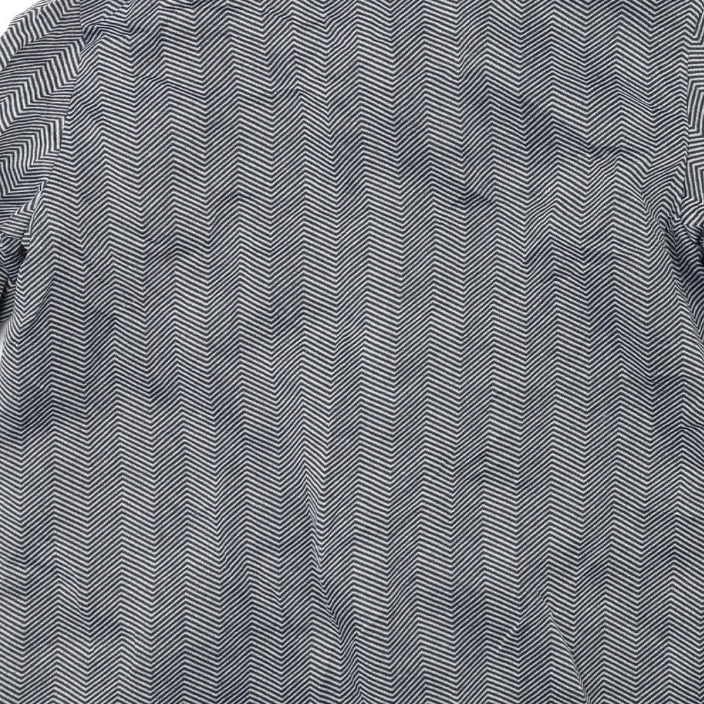 Womens UK Size M Anne De Lancay Grey Overcoat