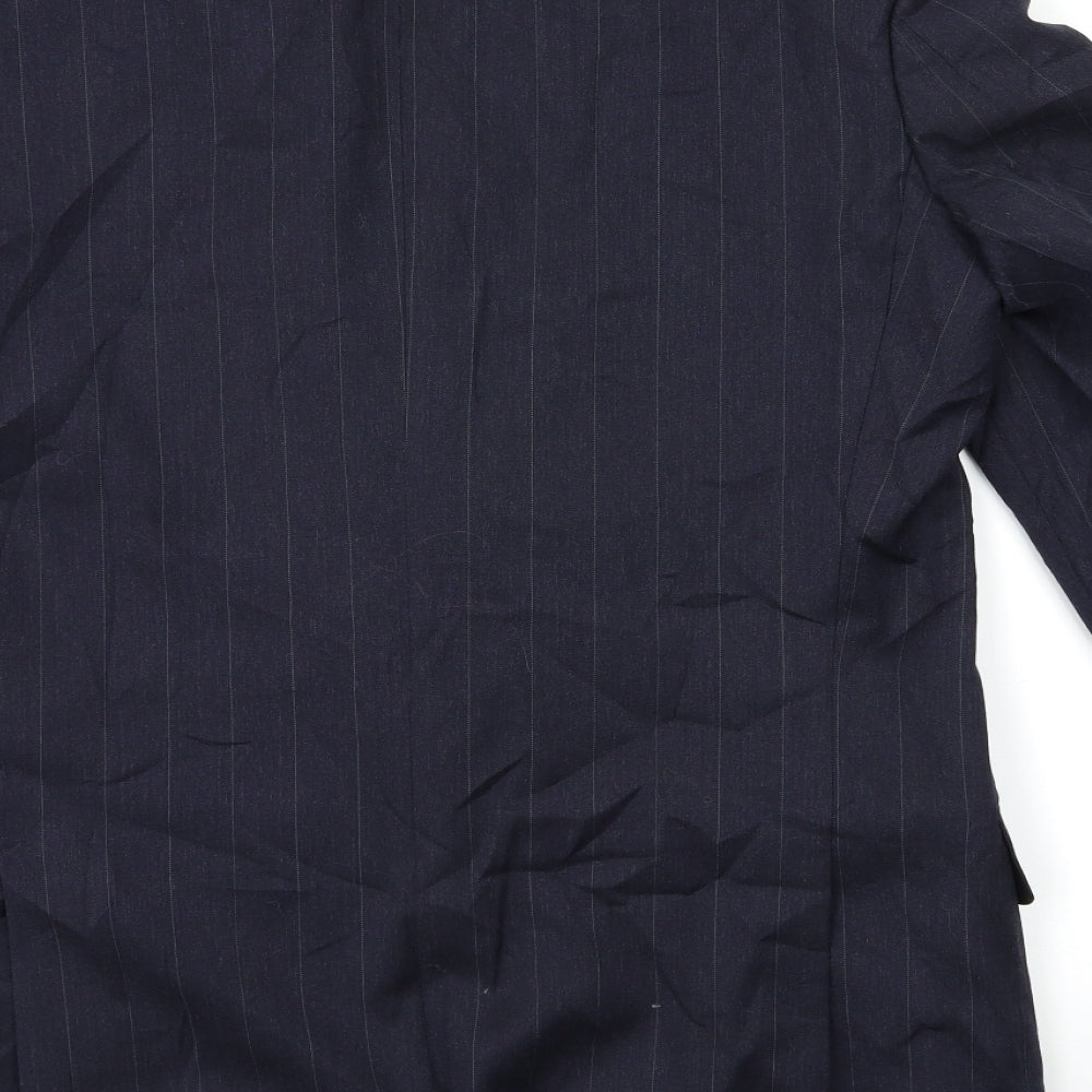 Mens UK Size 38 Preworn Regular Blue Suit Jacket