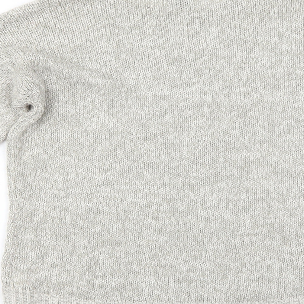 New Look Womens Grey Pullover Jumper Size S