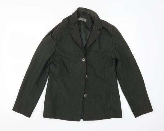Womens UK Size 10 AMARANTO Green Jacket