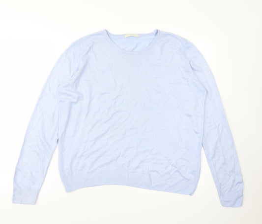Marks & Spencer Womens Blue Pullover Jumper Size 14