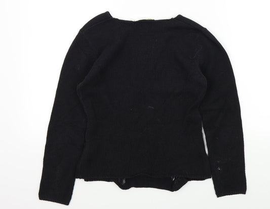 b.young Womens Black Pullover Jumper Size S