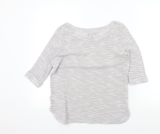 NEWLOOK Womens Grey Pullover Jumper Size 10