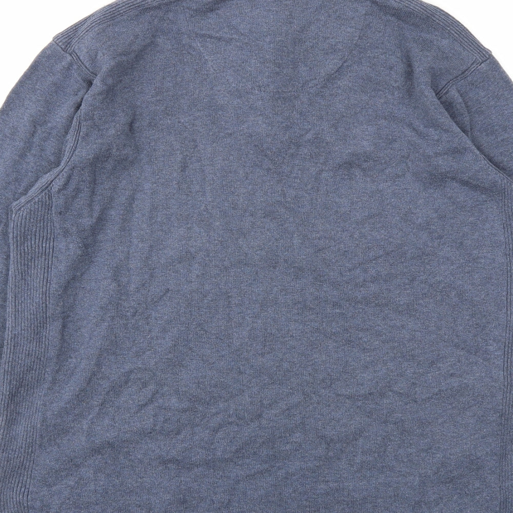 Mens UK Size L NEXT Blue Pullover Sweatshirt