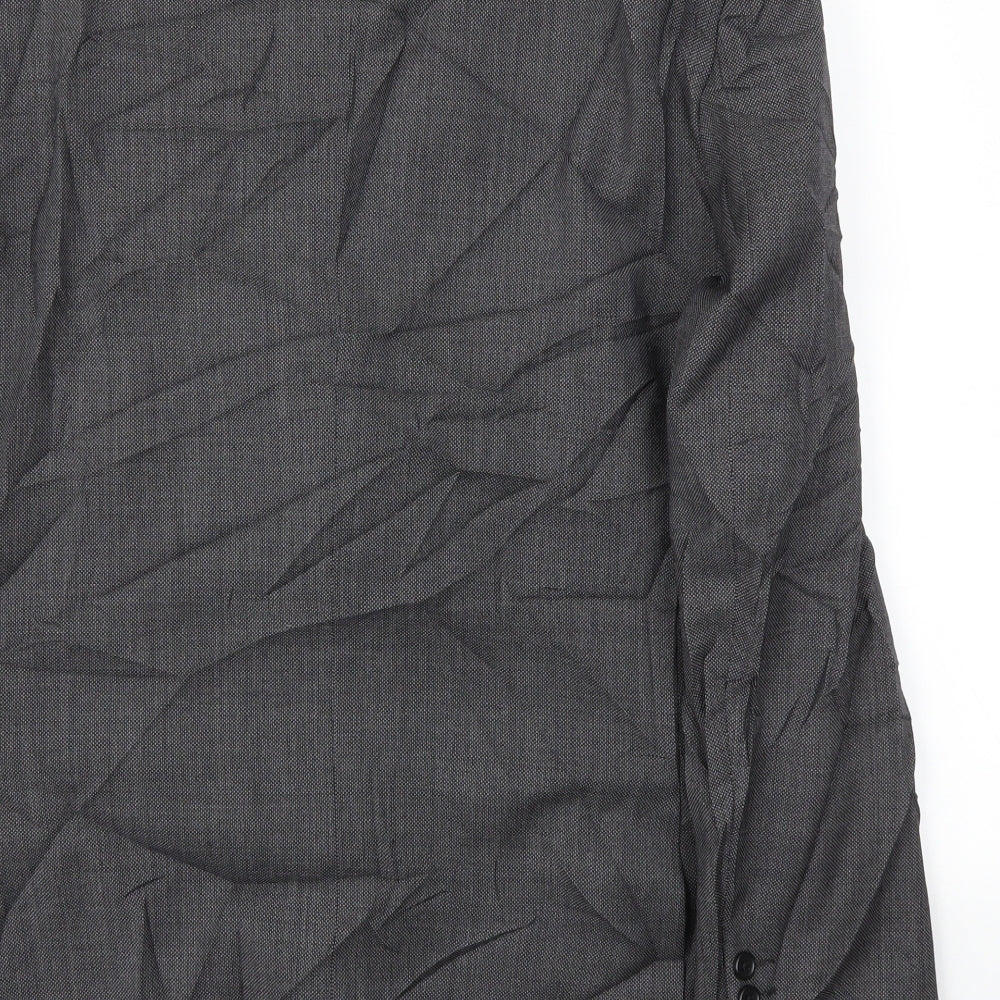 Mens UK Size 40 Brook Taverner Regular Grey Suit Jacket