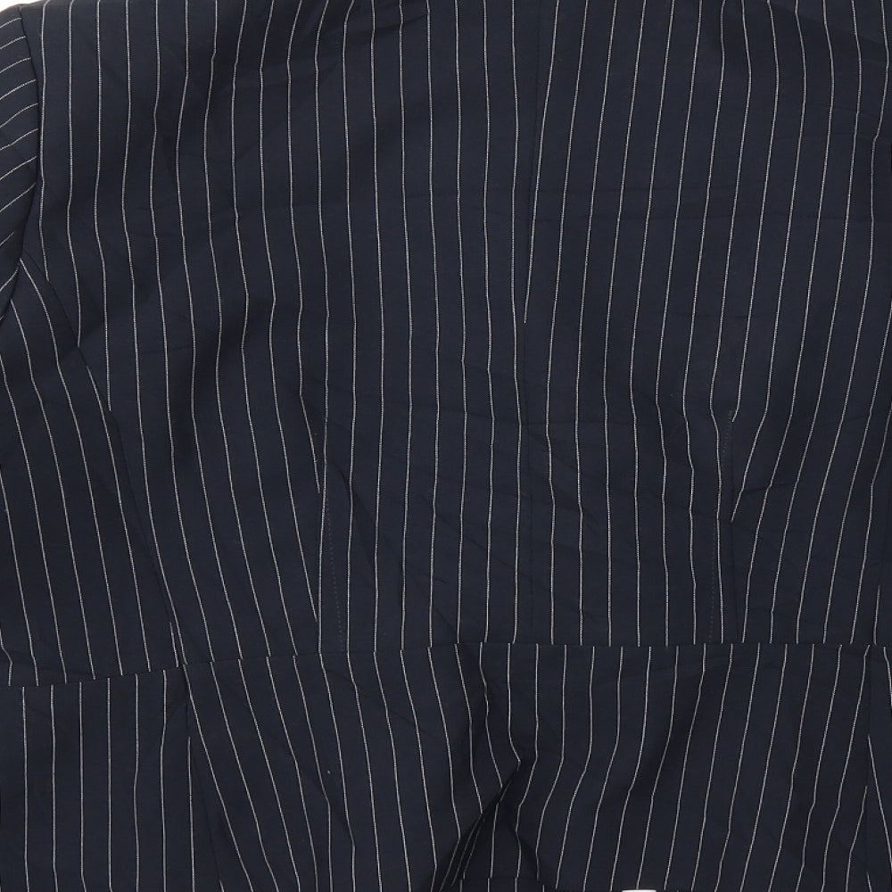 M&S Womens Blue Jacket Blazer Size 18