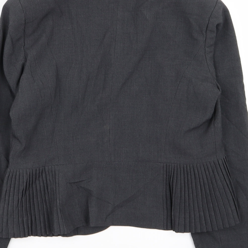 Papaya Womens Grey Jacket Blazer Size 14