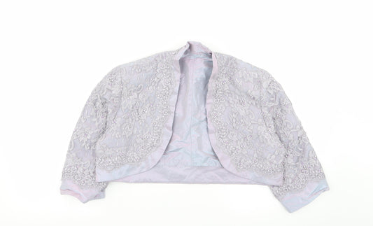 Womens UK Size 14 Preworn Purple Cardigan Jumper