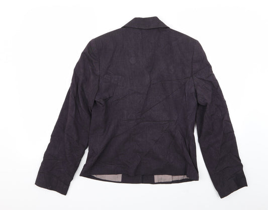 NEXT Womens Purple Jacket Blazer Size 10