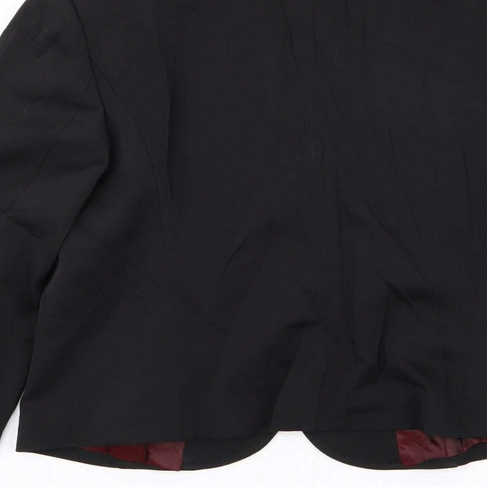 Per Una Womens Black   Jacket Blazer Size 12