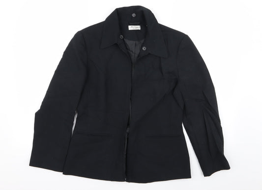 Womens UK Size 10 Berkertex Petites Black Blazer