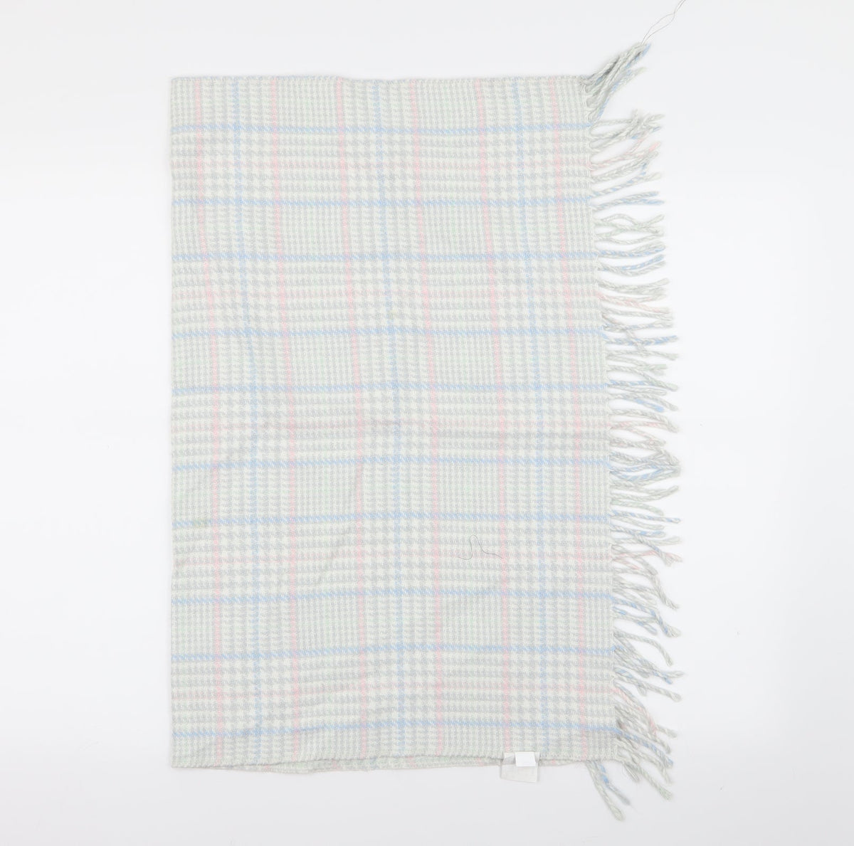 Nursery Time Womens Multicoloured Check Scarf