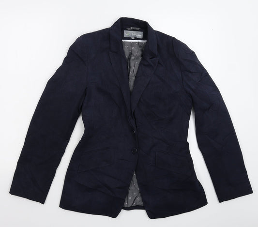 Womens UK Size 8 Marks and Spencer Regular Blue Suit Jacket