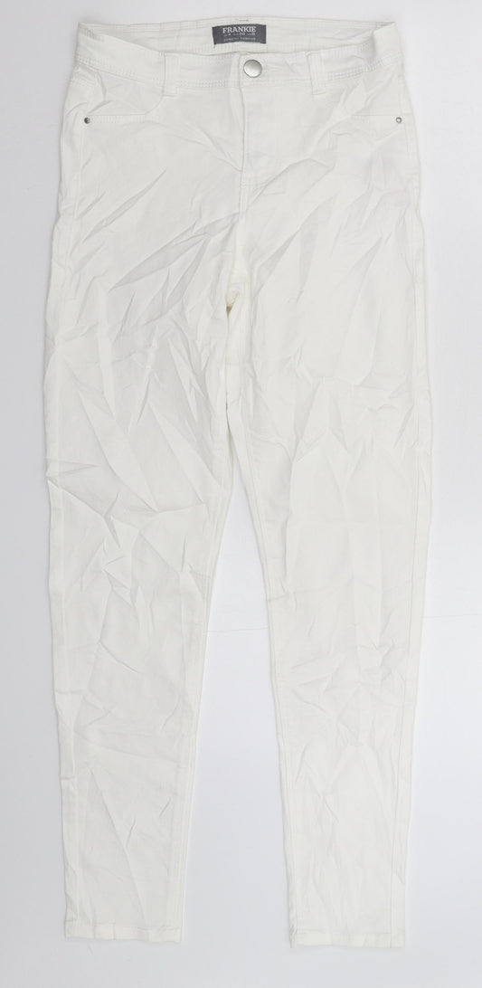 Womens UK Size 8 Dorothy Perkins Extra-Slim Fit Jegging White Jeans