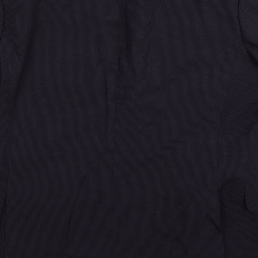 Mens UK Size 38 Burton Regular Black Suit Jacket