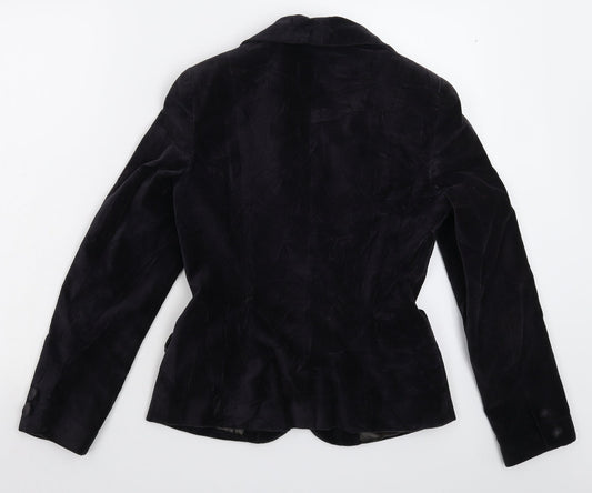 Womens UK Size 10 Preworn Regular Black Blazer