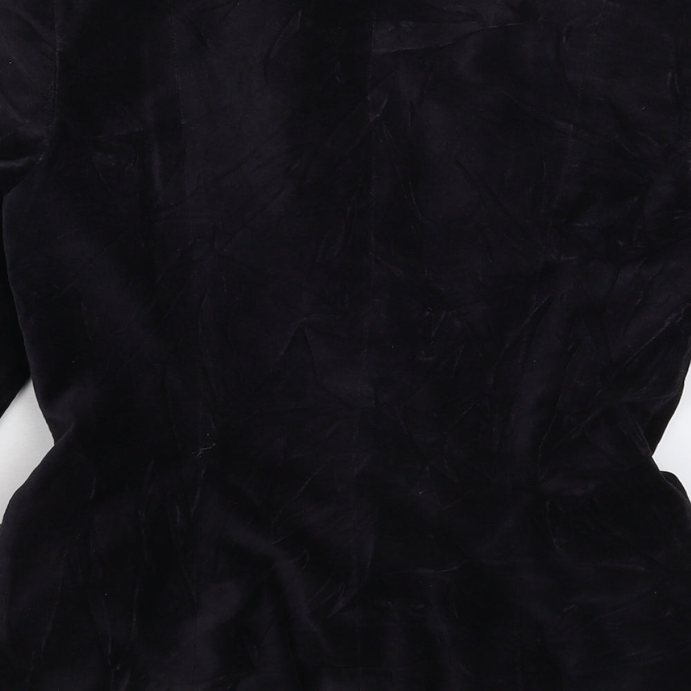 Womens UK Size 10 Preworn Regular Black Blazer