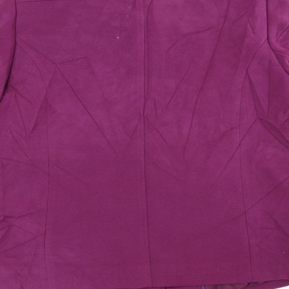 Womens UK Size 16 Eleganze Purple Jacket