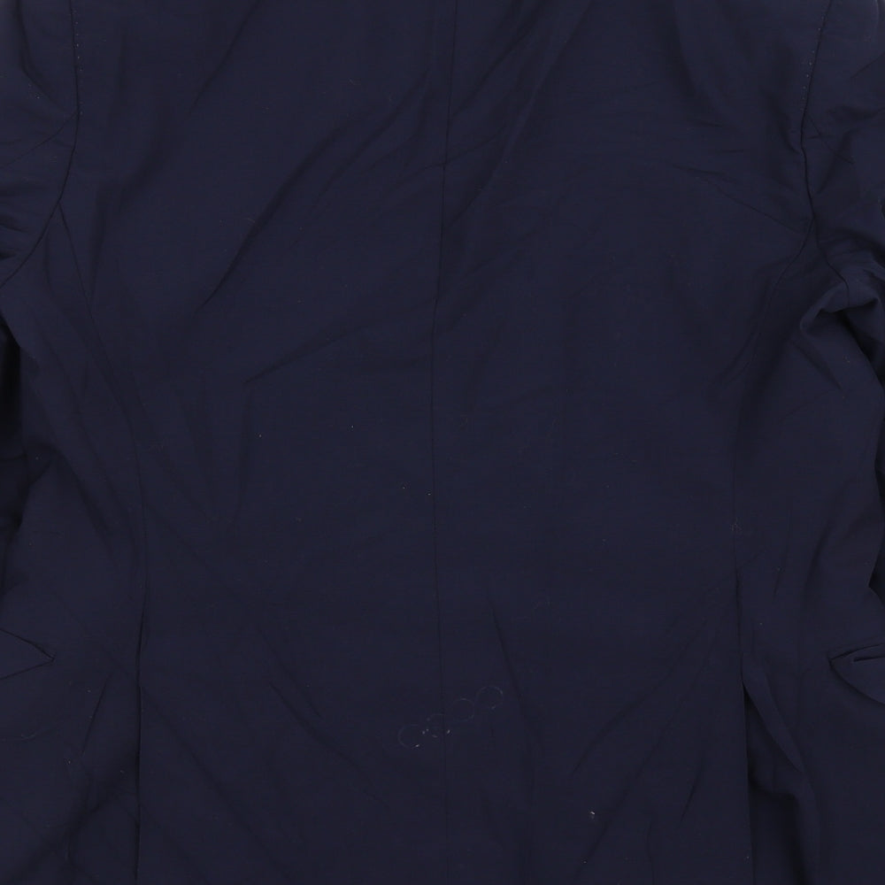 lagerfeld Mens Blue Jacket Suit Jacket Size 38