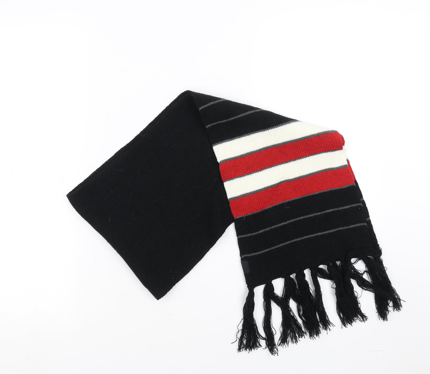 Front view of Trespass unisex black scarf