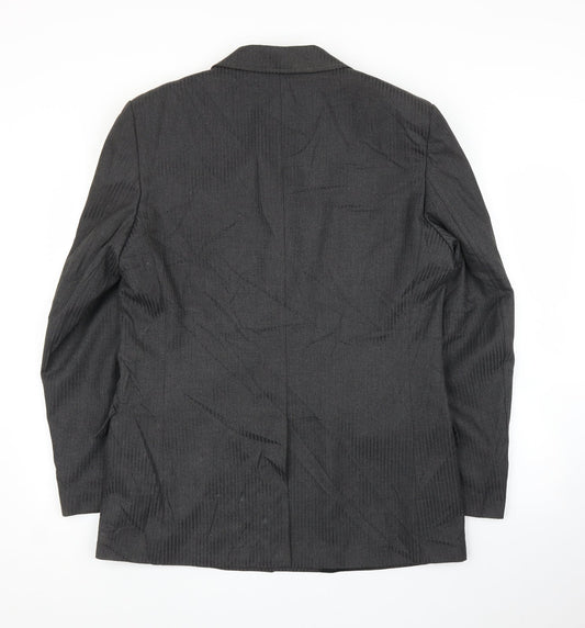 Mens UK Size 42 Topman Regular Grey Suit Jacket