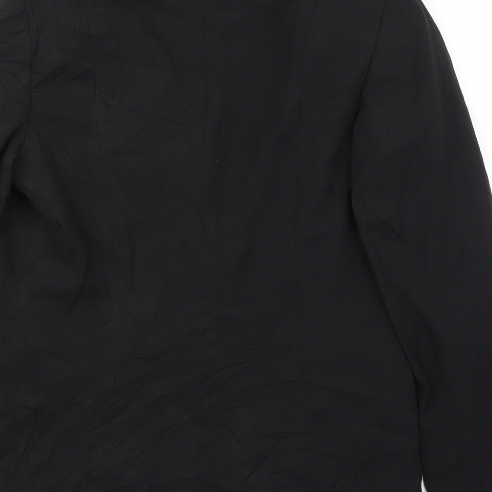 Womens UK Size 8 H&M Black Cardigan Jumper