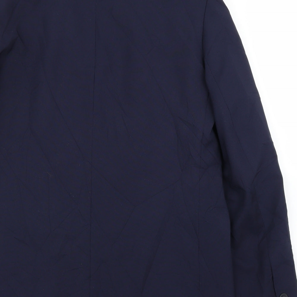Mens UK Size 40 Preworn Regular Blue Suit Jacket