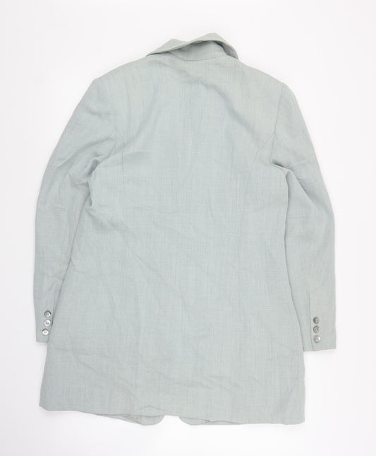 M&S Womens Green Jacket Blazer Size 12