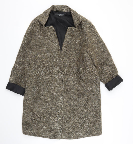 Womens UK Size 6 Limited Collection Brown Overcoat