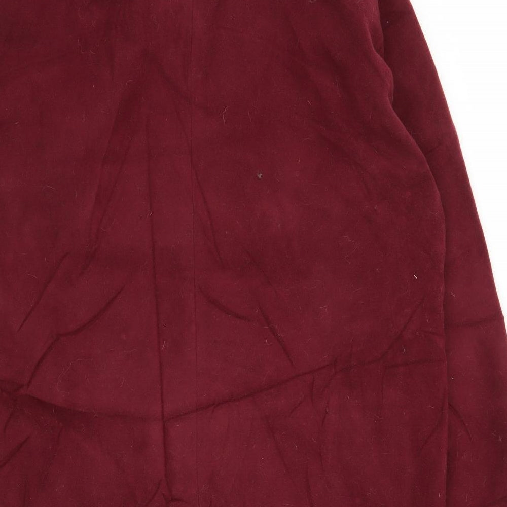 Womens UK Size 14 Boohoo Purple Overcoat