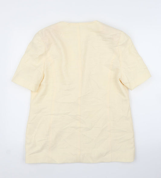 Classics Womens Ivory Basic Blouse Size 16