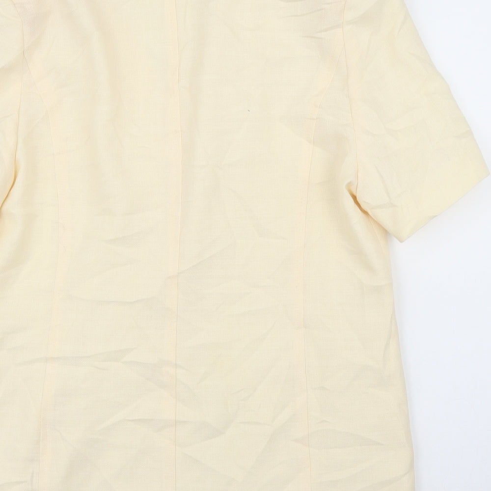 Classics Womens Ivory Basic Blouse Size 16