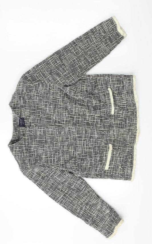 Womens UK Size 10 Marks and Spencer Regular Grey Blazer