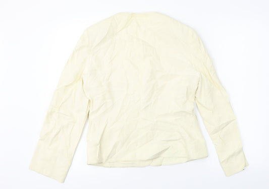 Womens UK Size 10 Country Casuals Regular Ivory Blazer