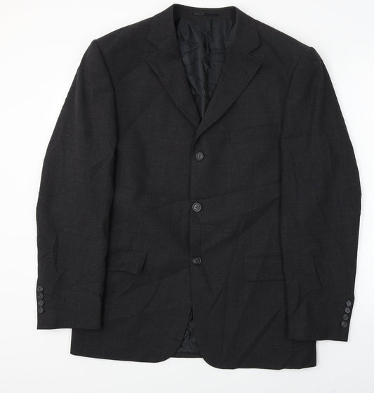 Mens UK Size 40 ARMANDO Regular Grey Suit Jacket
